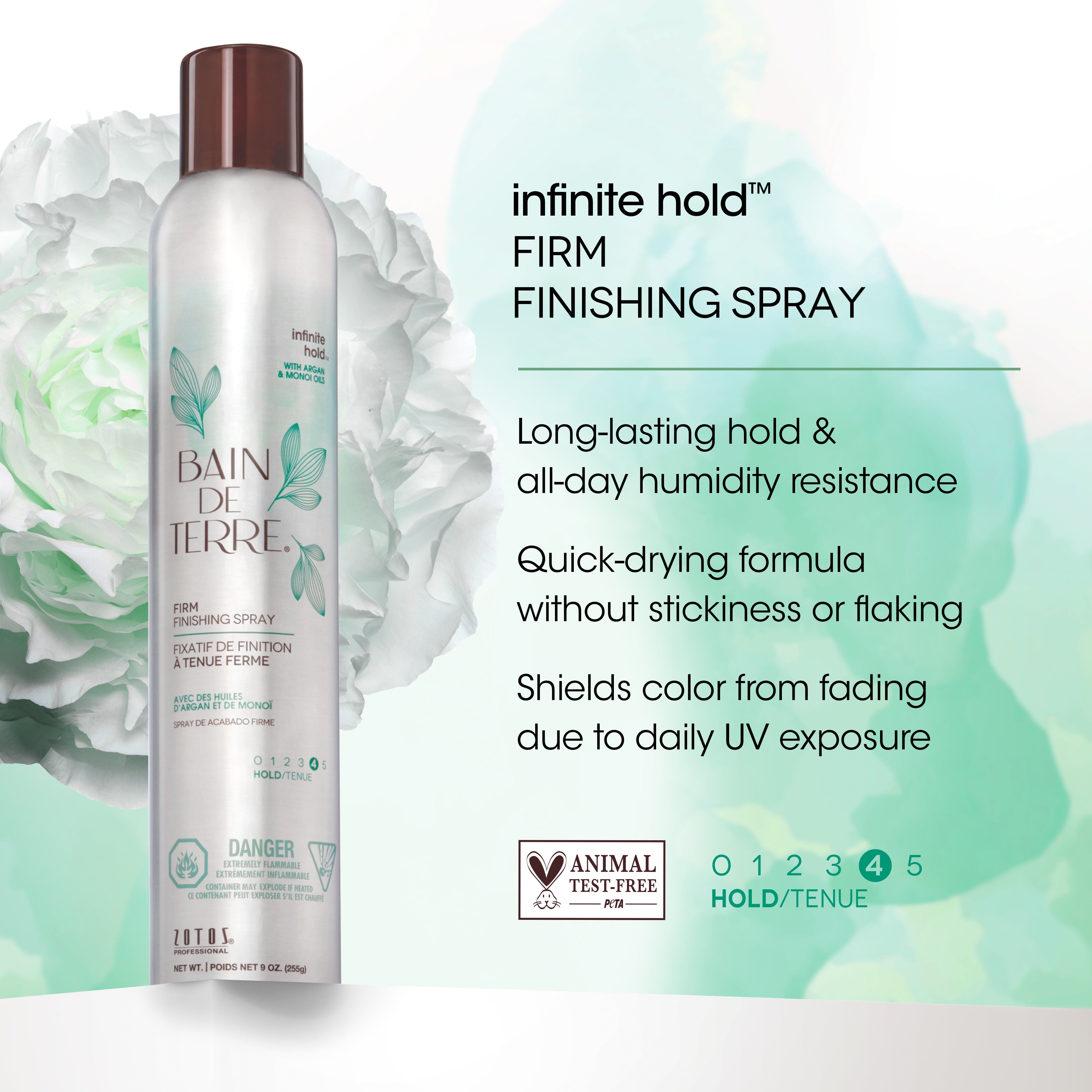 Bain de Terre® Infinite Hold Firm Finishing Spray Animal Test Free