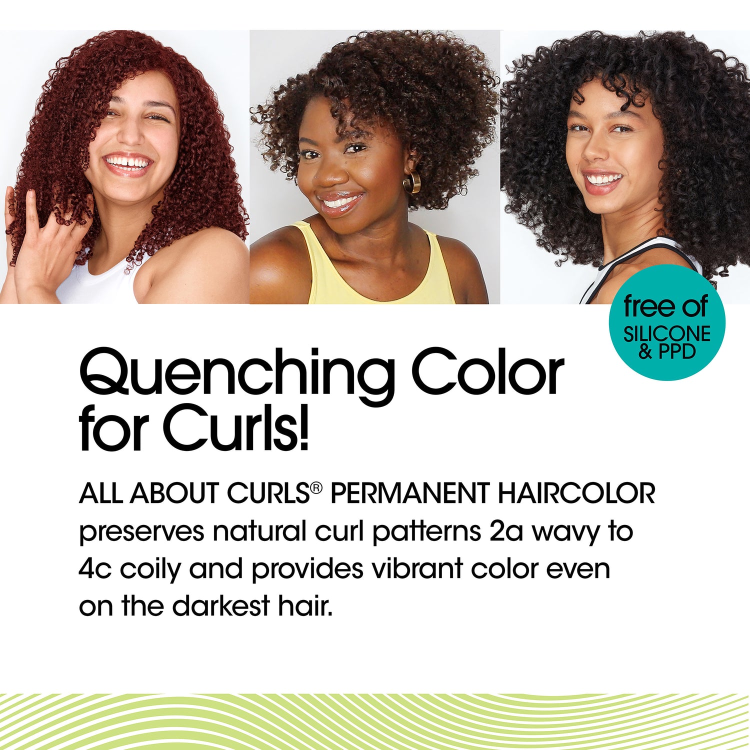 All About Curls™ Quenching Permanent Haircolor For Curls - Brown