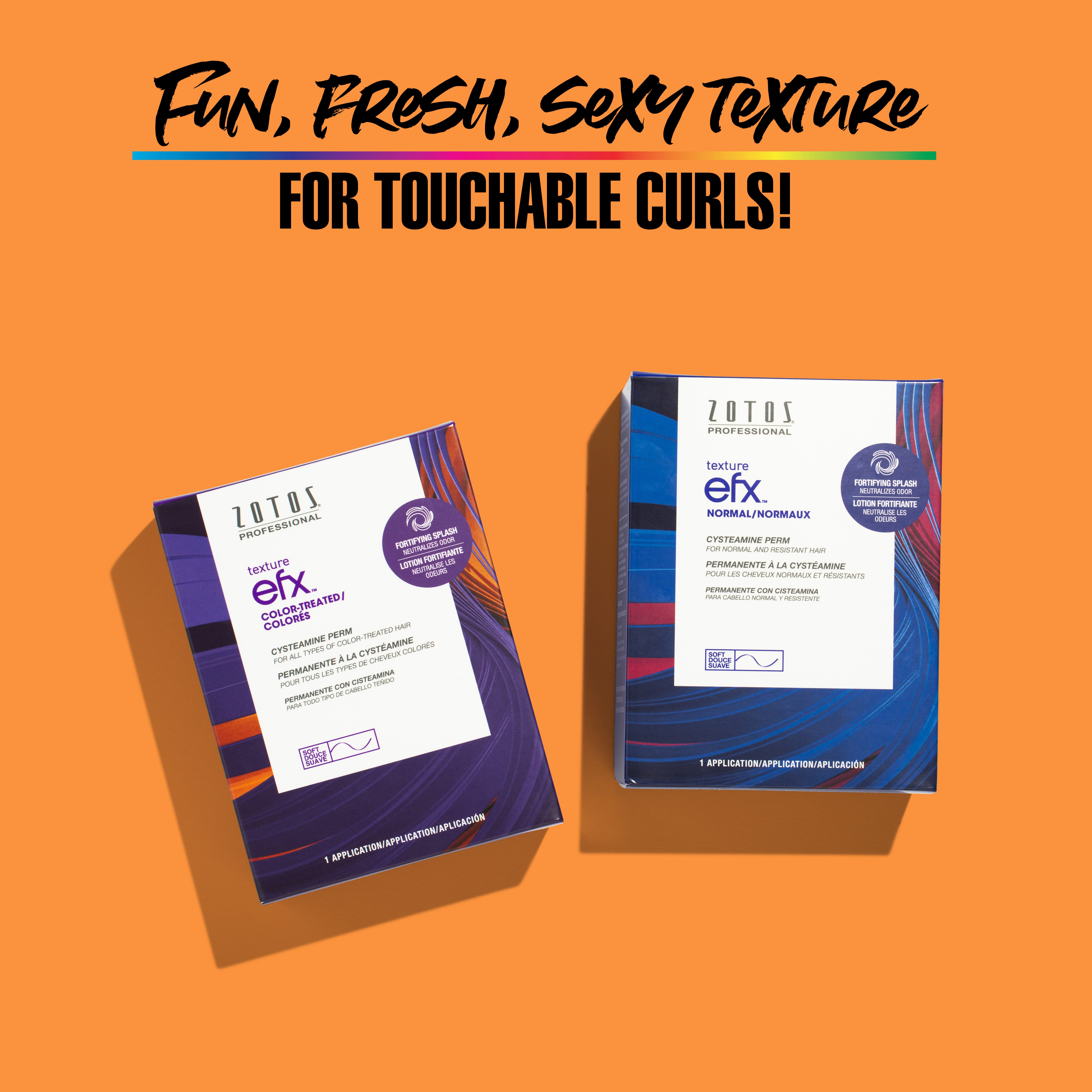 Fun, fresh, sexy texture for touchable curls!