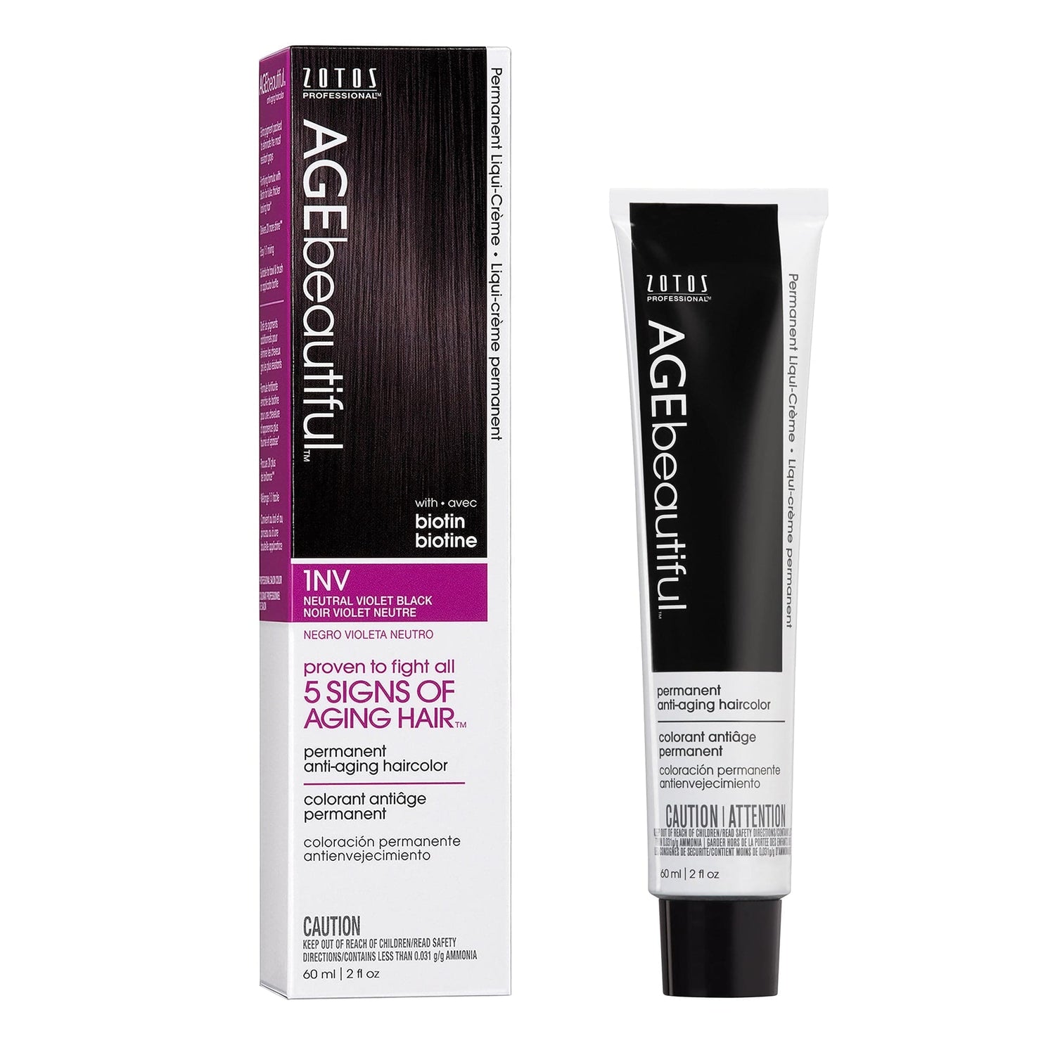 AGEbeautiful® Anti-Aging 100% Gray Coverage Liqui-Crème - Red/Violet Shades