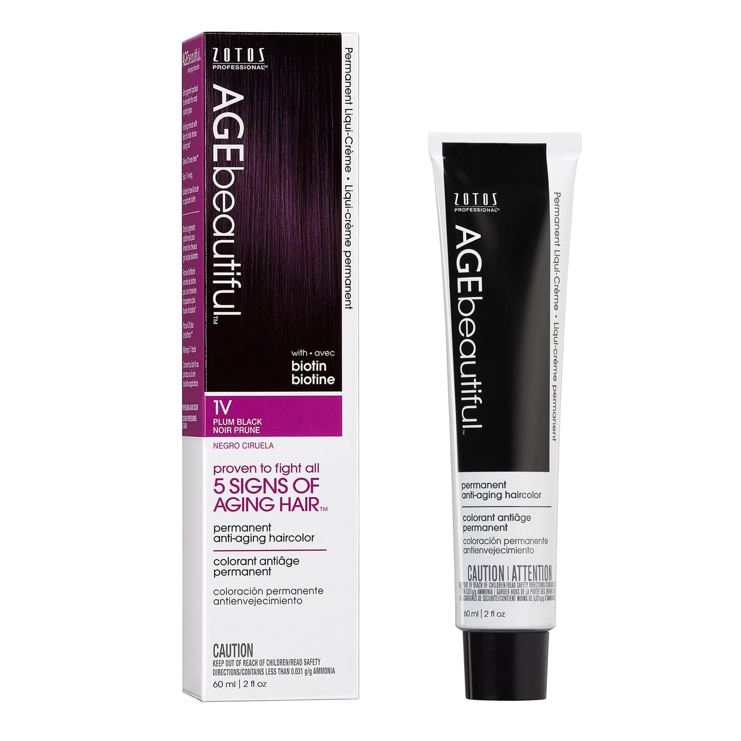 AGEbeautiful® Anti-Aging 100% Gray Coverage Liqui-Crème - Red/Violet Shades