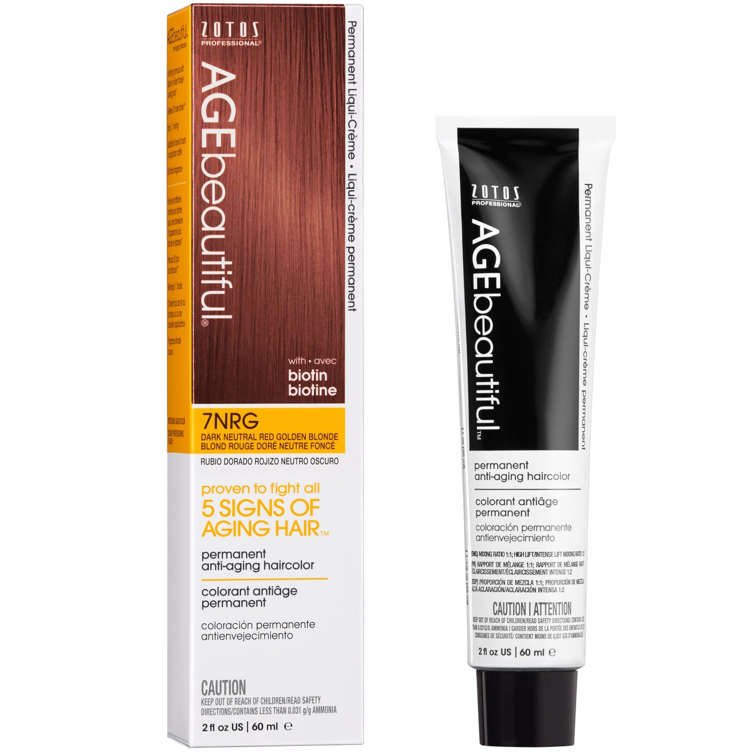 AGEbeautiful® Anti-Aging 100% Gray Coverage Liqui-Crème - Red/Violet Shades