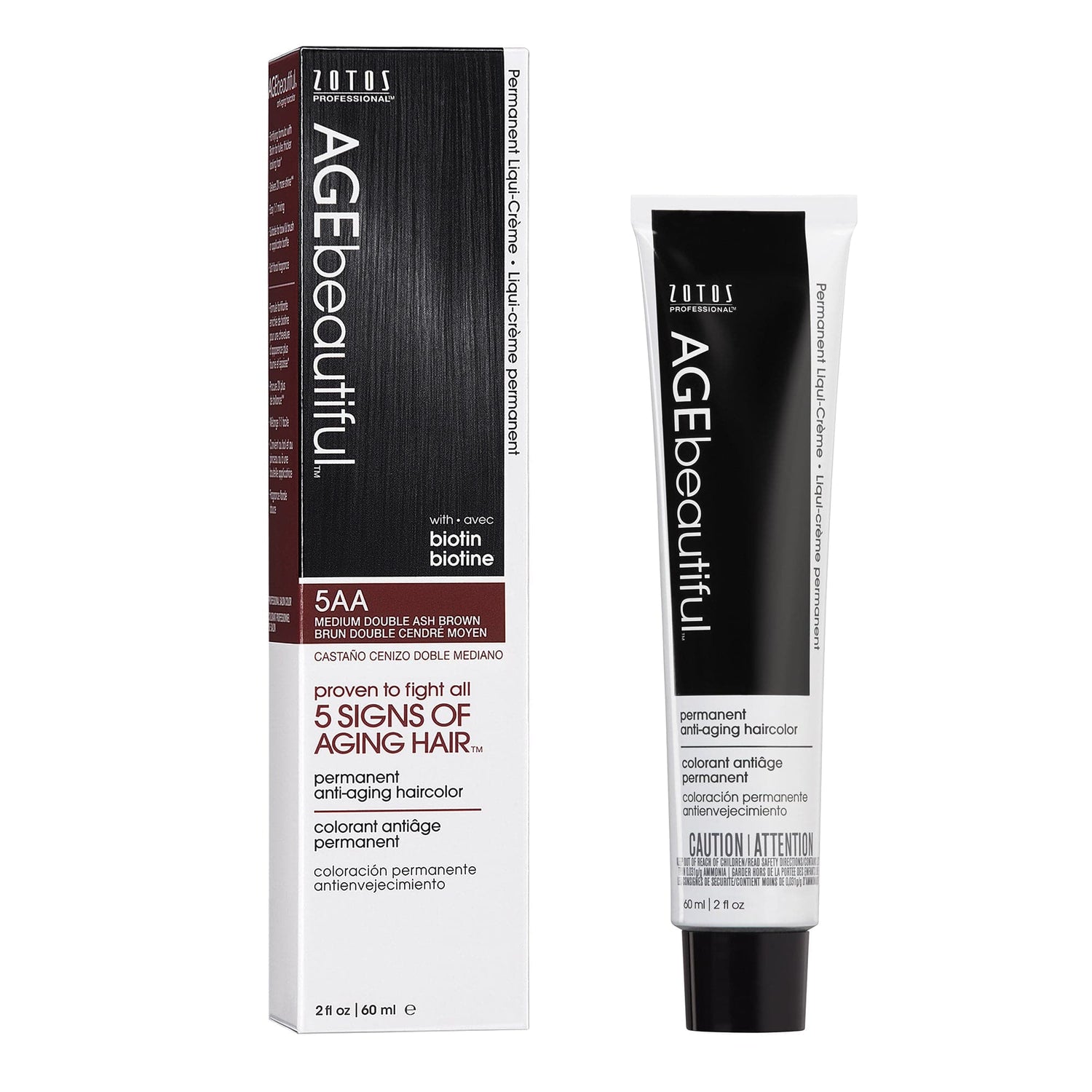 AGEbeautiful® Anti-Aging 100% Gray Coverage Liqui-Crème - Brown