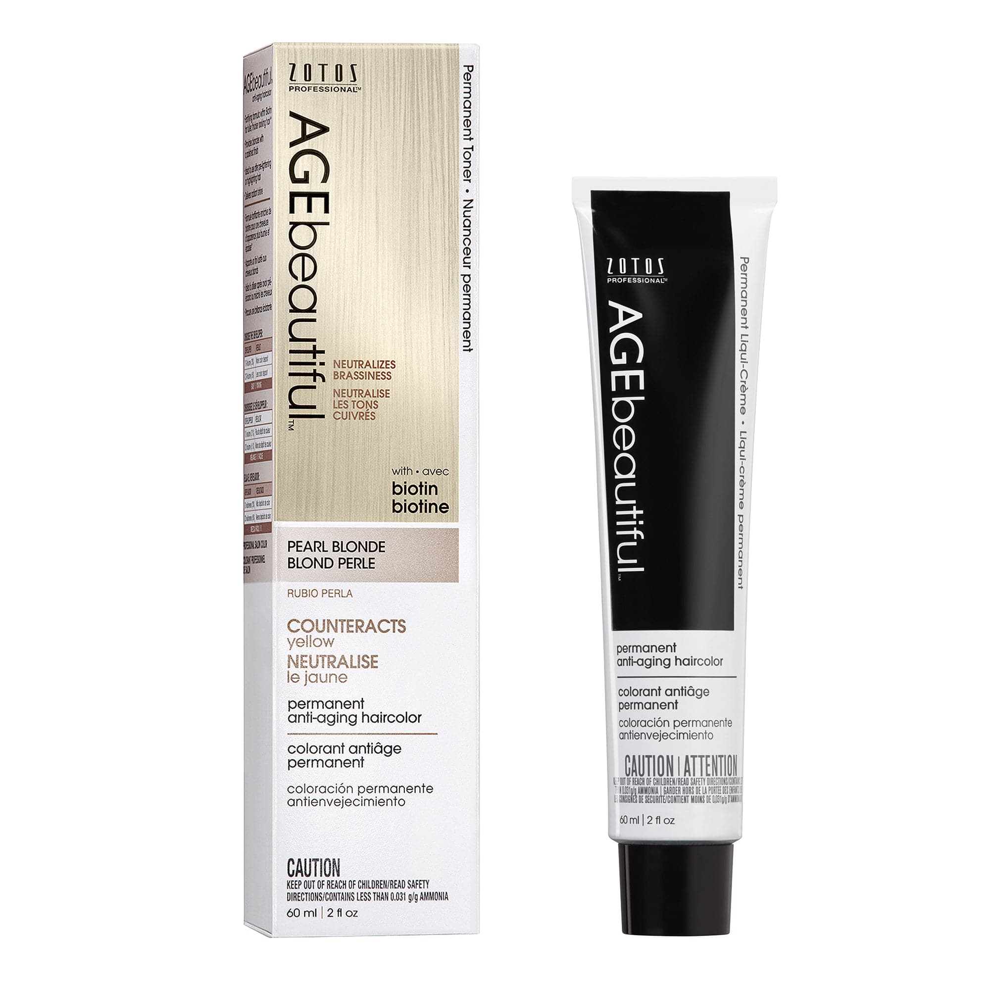 AGEbeautiful® Anti-Aging Permanent Liqui-crème Toner - Pearl Blonde