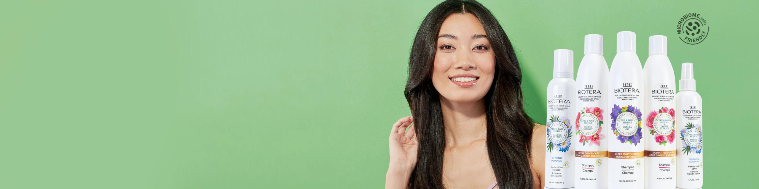 Woman with Straight Hair