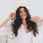 female long wavy hair