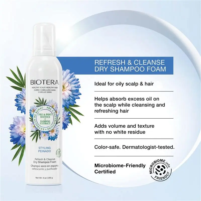 Biotera® Refresh & Cleanse Dry Shampoo Foam - Zotos